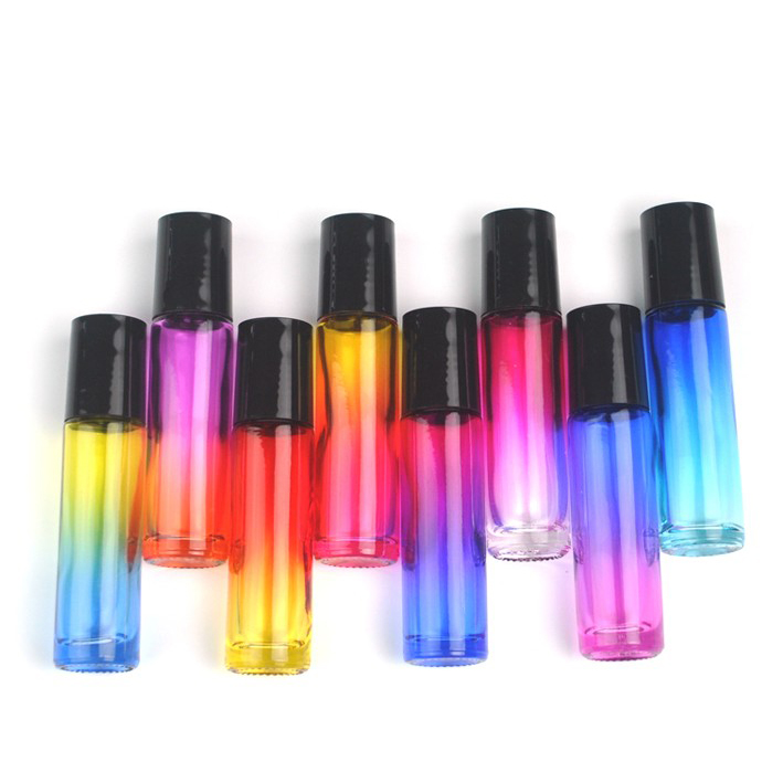 10 ml gradient color paieted roller bottle wholesale 