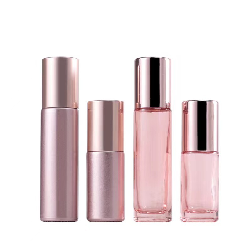 5 ml /10 ml rose gold color roller glass bottle wholesale