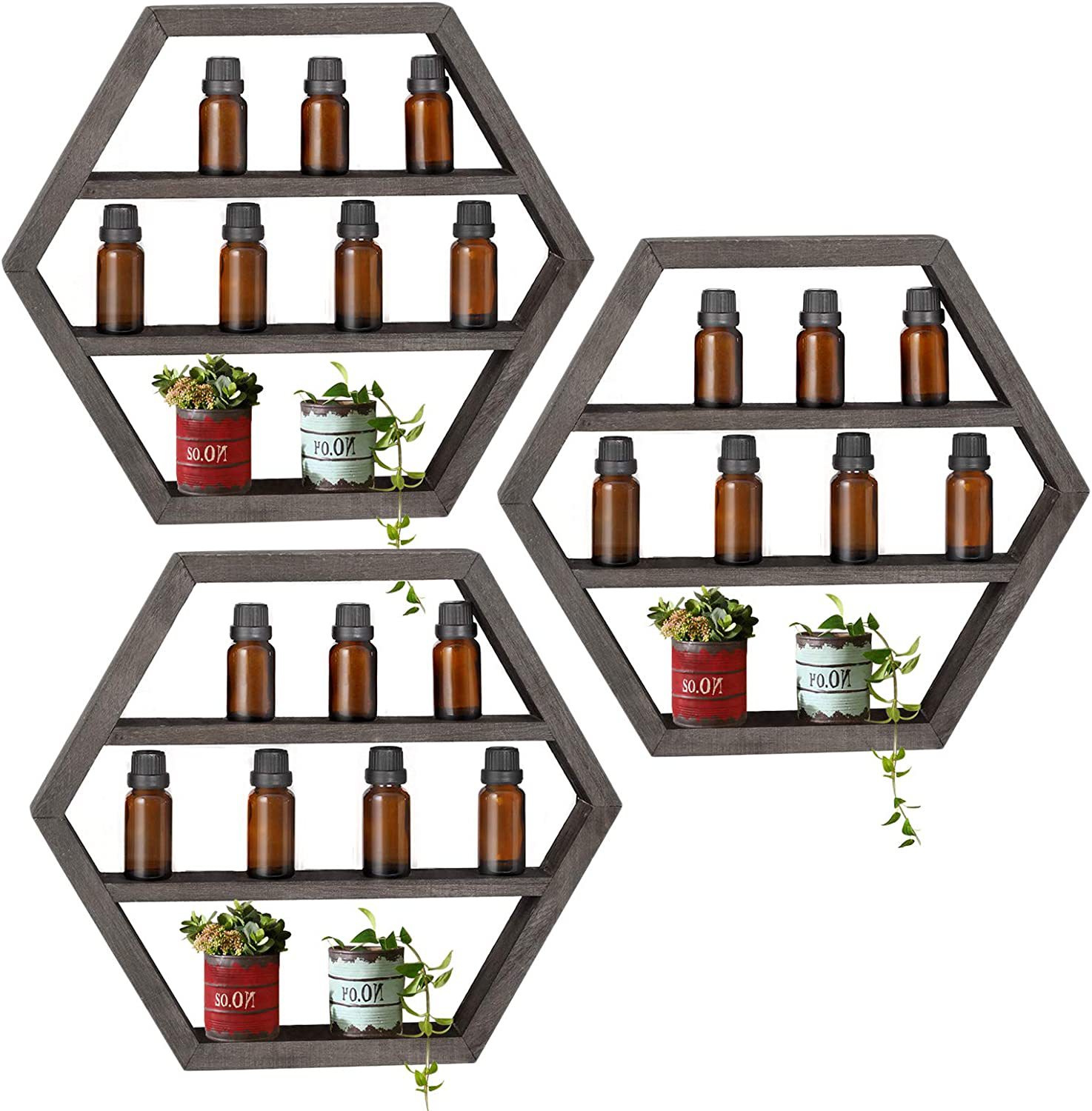 essential oil wooden holder for 5 ml 15 ml bottle which  hang on the wall for decoration 