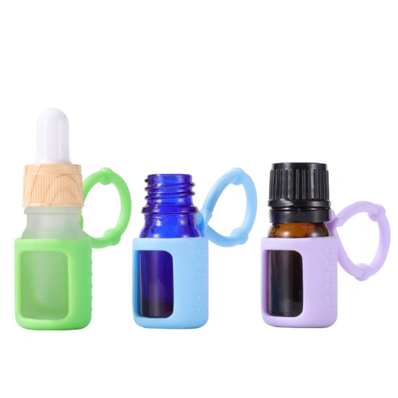 5 ml essential oil bottle rubber holder for protection wholesale 