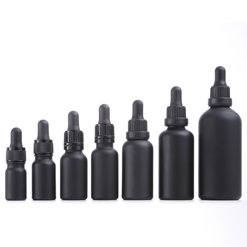 mate black color boston essential oil glass bottle manufacturer